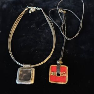 Lot of 2 Chico’s Necklaces
